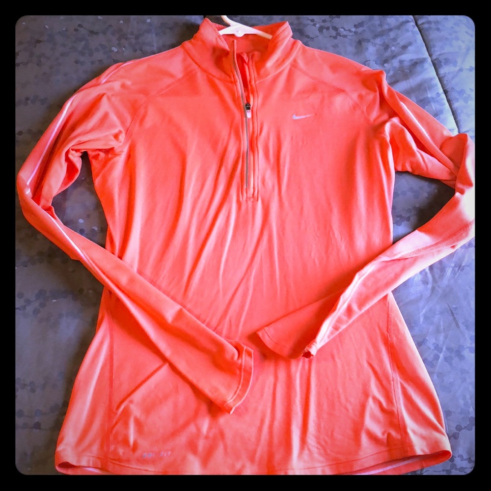Half Zip Nike Dri Fit long sleeve top